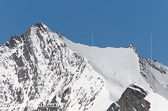 Foto: Nadelhorn und Stecknadelhorn.