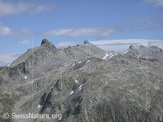 Foto: Blick vom Stockhorn Richtung NNE (Schinhörner)