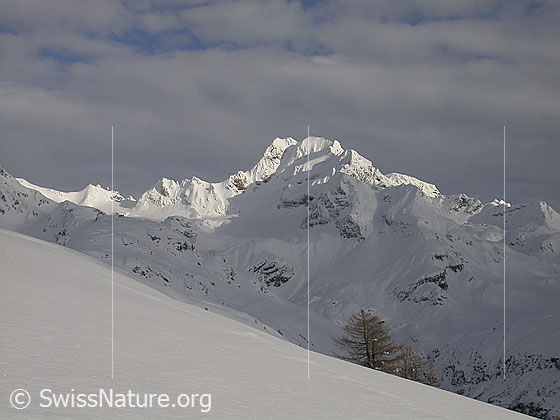 Foto: Winterliches Ofenhorn von W. Interessante Stimmung.