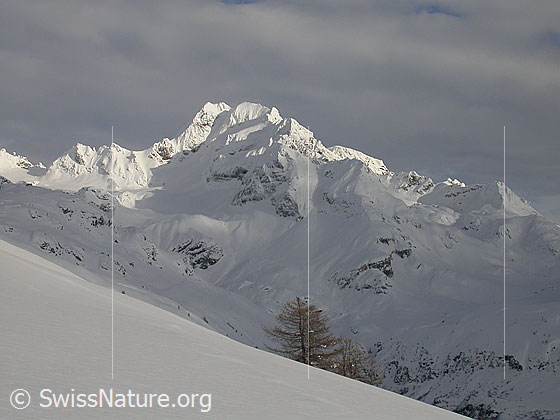 Foto: Winterliches Ofenhorn von W. Interessante Stimmung.