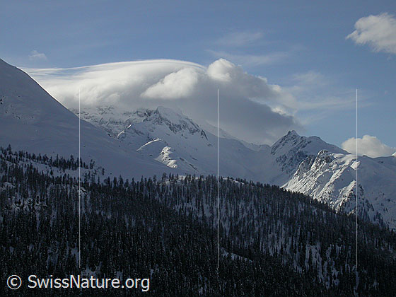 Foto: Interessante Wolke über dem Hillehorn.