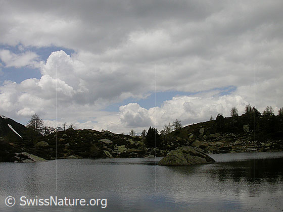 Foto: Wolken über dem Mässersee