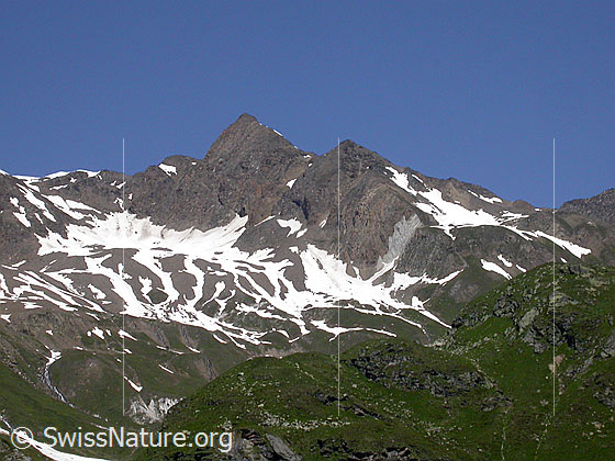 Foto: Blick vom Halsesee Richtung NNE (Turbhorn)