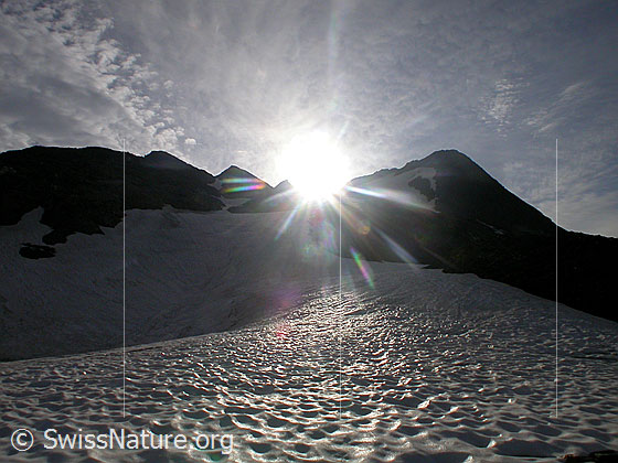 Foto: Sonnenaufgang über den Turbechepf.