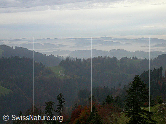 Foto: Herbstliche Stimmung über dem Emmental.