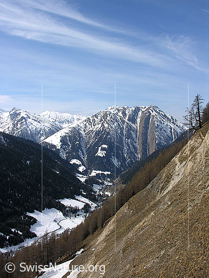 Foto: Binntal mit Breithorn