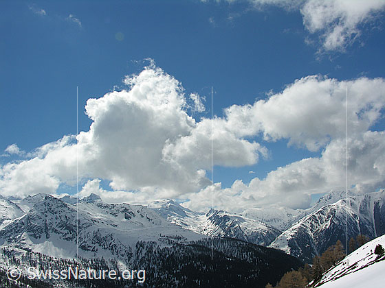Foto: Wolken über dem Binntal