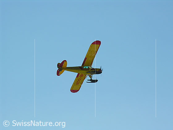Foto: Gletscherflugzeug mit Landekufen