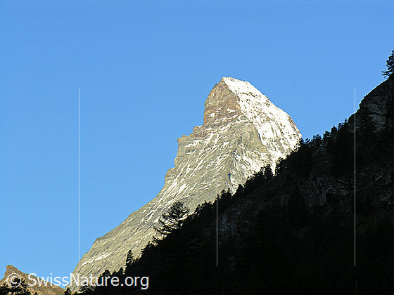 Foto: Matterhorn im Morgenlicht.