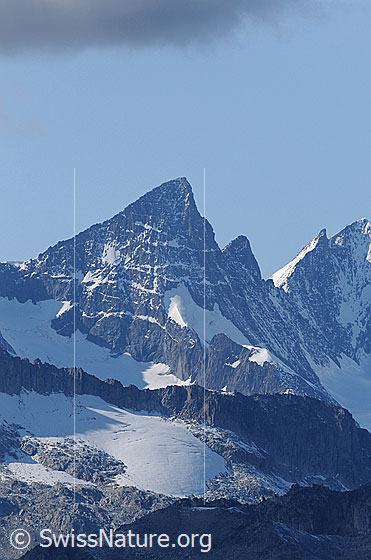 Foto: Gross Grünhorn und Klein Grünhorn.