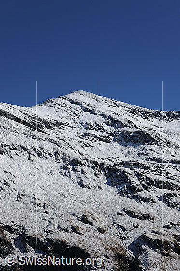 Foto: Garde de Bordon nach ersten Schneefällen im Herbst.