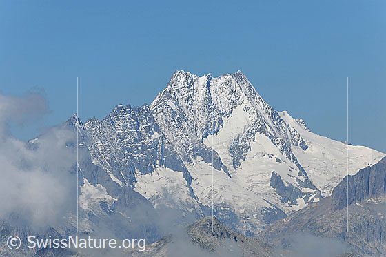 Foto: Lauteraarhorn und Schreckhorn
Gletscher: Lauteraargletscher