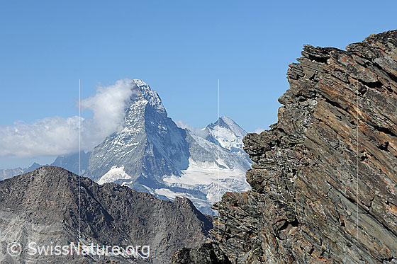 Foto: Matterhorn und Dent d