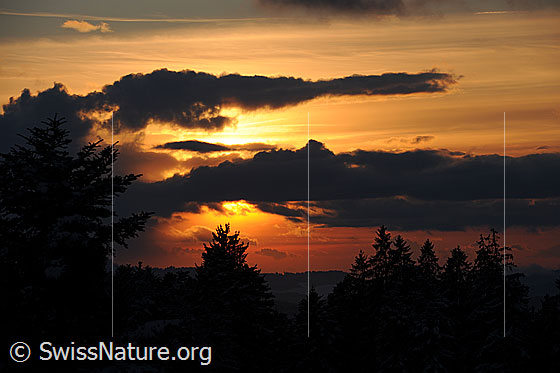 Foto: Dramatische Abendstimmung.