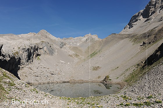 Foto: Lac de Ténéhet und Schnidejoch.