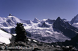 DIA84007: Zinalrothorn, Obergabelhorn und Besso