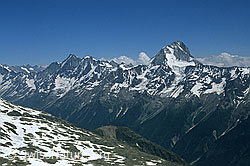 DIA95266: Bietschhorn von Nordwesten