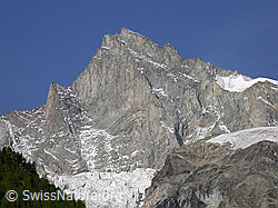 Photo: Zinalrothorn und Hohlichtgletscher