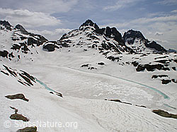 F010985: Grampielhorn und Eisdecke über Geisspfadsee