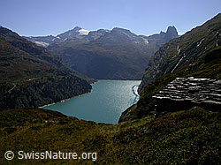 F013887: Zervreilastausee, Güferhorn und Zervreilahorn