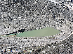 Foto: Wannisee und Moräne des Wannigletschers