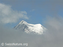 F026204: Aletschorn durch Wolkenlücke