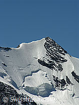 F026543: Nordwand der Wyssi Frau mit Hängegletscher