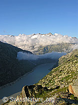 F027648: Tiefblick auf den Grimselsee (Stausee)