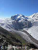 Foto: Monte Rosa und Gletschersee