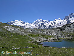Foto: Monte Rosa, Liskamm, Castor und Pollux