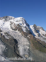 Foto: Breithorn und Klein Matterhorn