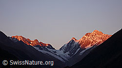 Photo: Abendstimmung über dem Lötschental