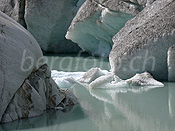 Photo: Gletschereis und Gletscherschliff
