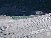 Photo: Rhonegletscher mit Gletschersee