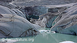 Photo: Gletschersee und Gletscherschliff
