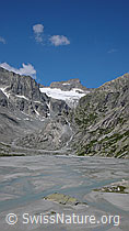 Foto: Schwemmlandschaft und Gross Diamantstock