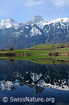 F056558: Berge mit Spiegelung