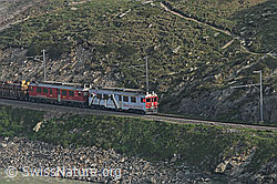 F058819: Rhätische Bahn  auf Bergstrecke