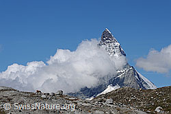 F061284: Wolkenstimmung am Matterhorn