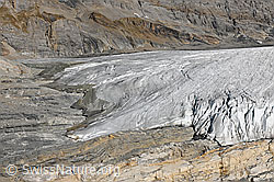 Foto: Zunge des Alpetligletscher (Kanderfirn).