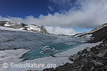 Photo: Gletscher und Gletschersee