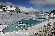 Photo: Wolkenstimmung am Gletschersee