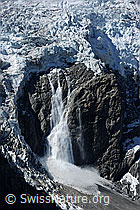 Photo: Eislawine Fieschergletscher (Grindelwald)