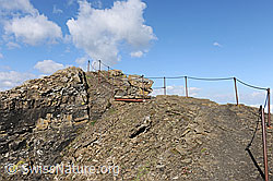 F087697: Gesicherter Bergweg am Schilthorn