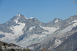 Foto: Dent Blanche, Ober Gabelhorn, Wellenkuppe und Grand Cornier