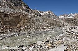 F185665: Unteraargletscher: Bereich des südlichen Gletschertor (Stand 7.2021)